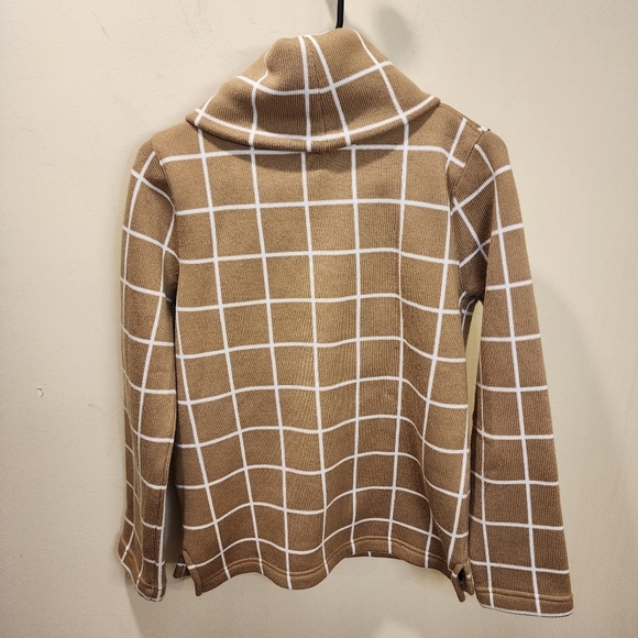 J. CREW cowl Neck Tan Sweater Size S - Picture 10 of 14